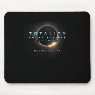 Total Solar Eclipse Totality Rochester New York Mouse Mat
