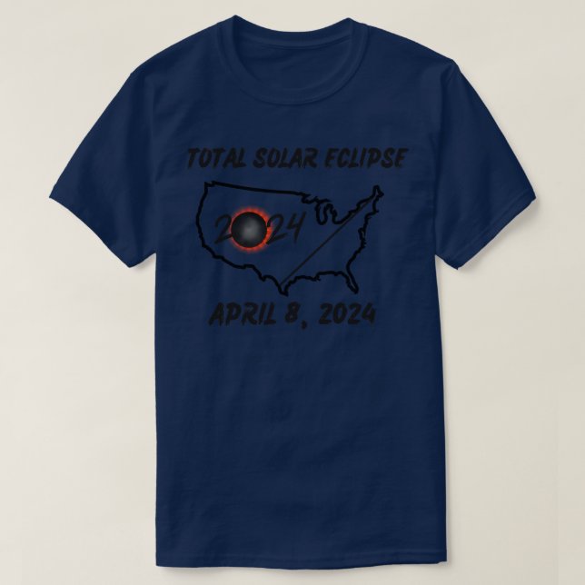 Total Solar eclipse TShirt 1 (Design Front)