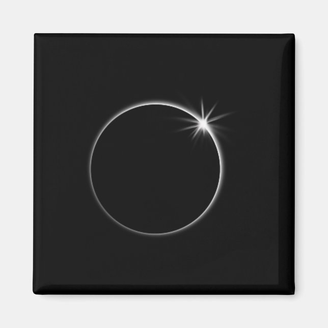 Total Solar Eclipse US American Flag Totality 04.0 Magnet (Front)