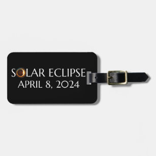 Total Solar Eclipse USA April 8, 2024 Luggage Tag
