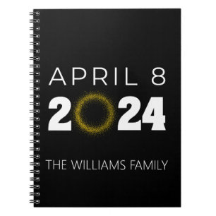 Total Solar Eclipse USA April 8, 2024 Notebook