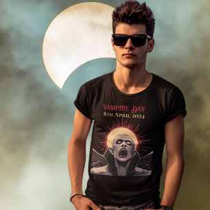 Total Solar Eclipse Vampire Day T-Shirt