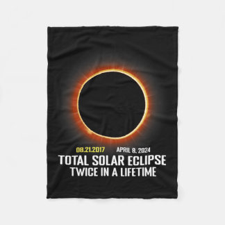 Totality 2024 Total Solar Eclipse Men Women Boy Gi Fleece Blanket