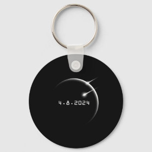 Totality 4.08.2024 Total Solar Eclipse 2024 Family Key Ring
