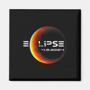 Totality 4.08.2024 Total Solar Eclipse 2024  Magnet