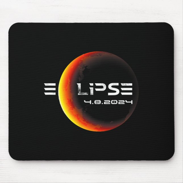 Totality 4.08.2024 Total Solar Eclipse 2024  Mouse Mat (Front)