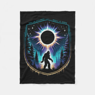 Totality April 8 2024 Total Solar Eclipse 1  Fleece Blanket