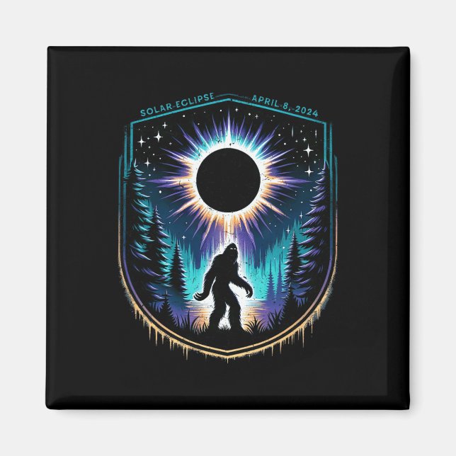 Totality April 8 2024 Total Solar Eclipse 1  Magnet (Front)