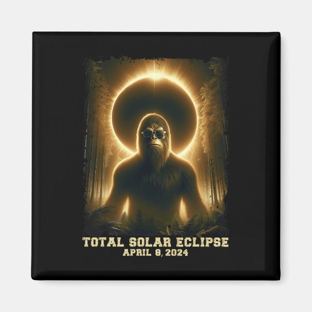 Totality April 8 2024 Total Solar Eclipse  Magnet (Front)