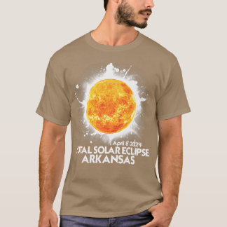 Totality Arkansas 2024 Total Solar Eclipse America T-Shirt