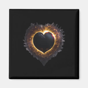 Totality Girls Heart Shape Total Solar Eclipse 202 Magnet