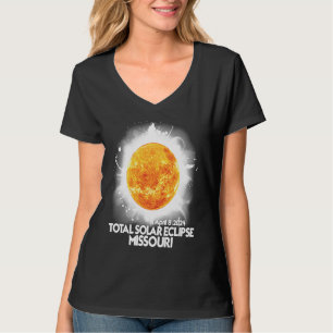 Totality Missouri 2024 Total Solar Eclipse America T-Shirt