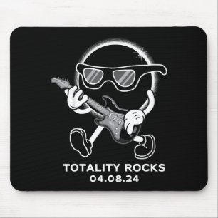 Totality Rocks Total Solar Eclipse Illustration Mouse Mat
