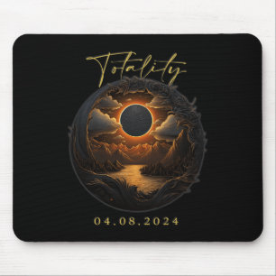 Totality Shirt - April 8 Totality Total Solar Ecli Mouse Mat