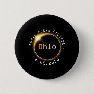 Totality Solar Eclipse 2024 4.08.24 Accessories 6 Cm Round Badge