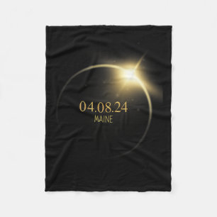 Totality Solar Eclipse 2024 4.08.24 Accessories  Fleece Blanket