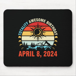 Totality Solar Eclipse Awesome Birthday April 8 20 Mouse Mat