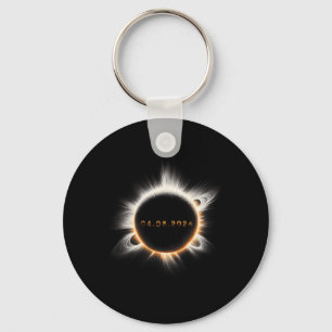 Totality Spring 4.08.24 Total Solar Eclipse 2024 Key Ring