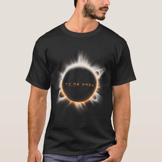 Totality Spring 4.08.24 Total Solar Eclipse 2024  T-Shirt (Front)