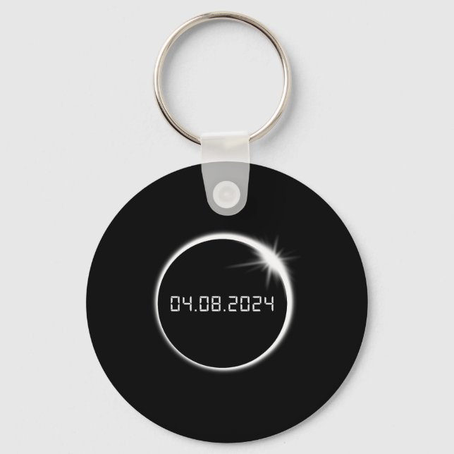 Totality Spring April 8  Key Ring (Front)