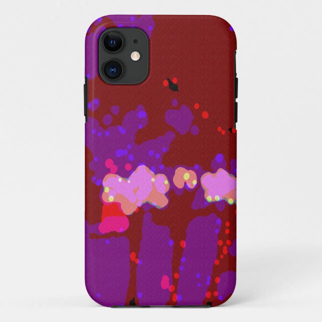 Totally Abstract Bougainvillea Case-Mate iPhone Case (Back)