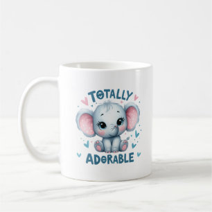 Totally Adorable Baby Elephant Coffee Mug