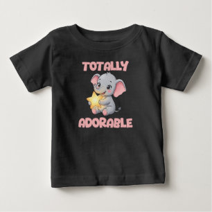Totally Adorable Elephant Kids Baby T-Shirt