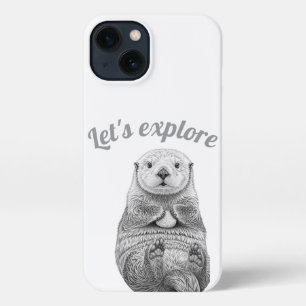 Totally Adorbs Sea Otter Phone Case