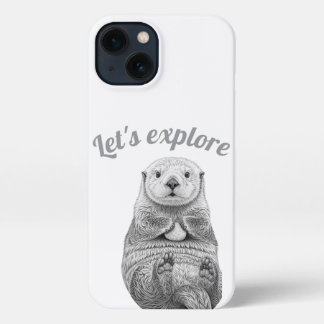 Totally Adorbs Sea Otter Phone Case