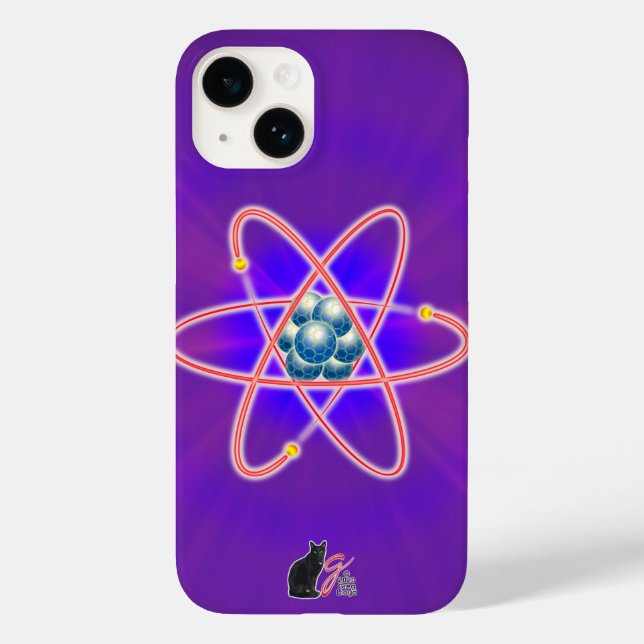 Totally Atomic Case-Mate iPhone Case (Back)
