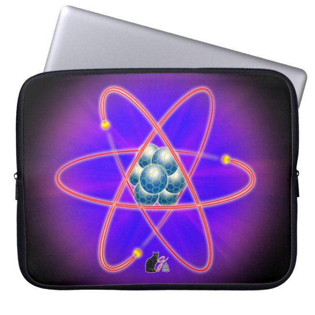 Totally Atomic Laptop Sleeve (Front)