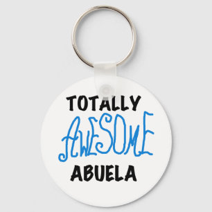 Totally Awesome Abuela Blue Tshirts and GIfts Key Ring
