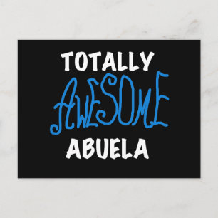 Totally Awesome Abuela Blue Tshirts and Gifts Postcard