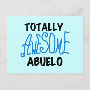 Totally Awesome Abuelo Tshirts and Gifts Postcard