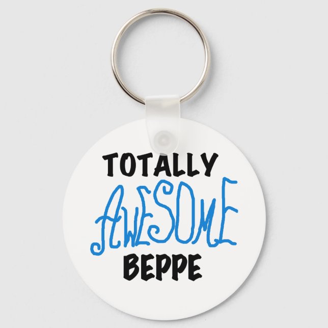 Totally Awesome Beppe Tshirts and Gifts Key Ring (Front)