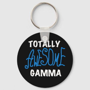 Totally Awesome Gamma Blue Tshirts and Gifts Key Ring