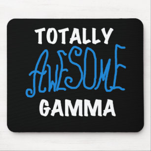 Totally Awesome Gamma Blue Tshirts and Gifts Mouse Mat