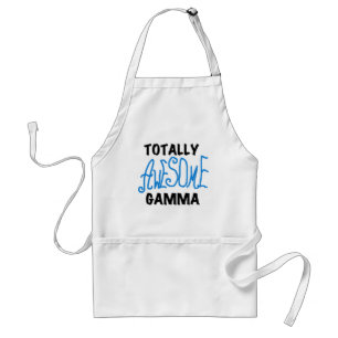 Totally Awesome Gamma Blue Tshirts and Gifts Standard Apron