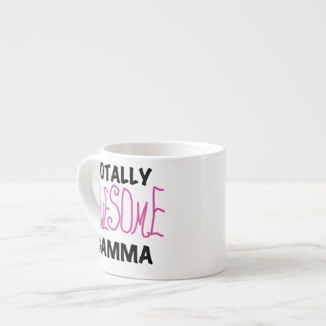 Totally Awesome Gamma Pink Gifts Espresso Cup (Front Left)