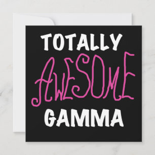 Totally Awesome Gamma Pink Tshirts and Gifts