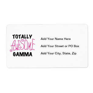 Totally Awesome Gamma Pink Tshirts and Gifts