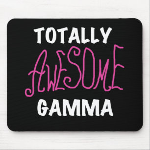 Totally Awesome Gamma Pink Tshirts and Gifts Mouse Mat