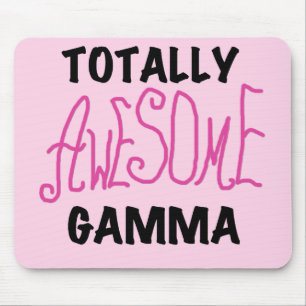 Totally Awesome Gamma Pink Tshirts and Gifts Mouse Mat