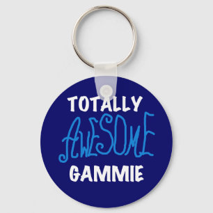 Totally Awesome Gammie Blue T-shirts and Gifts Key Ring