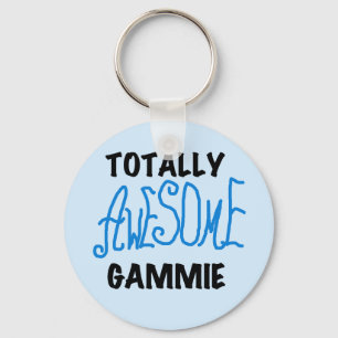 Totally Awesome Gammie Blue Tshirts and Gifts Key Ring