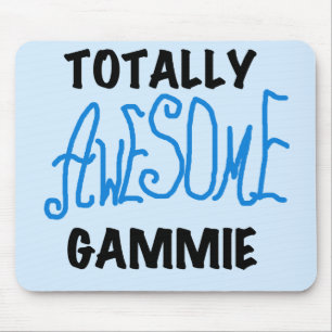 Totally Awesome Gammie Blue Tshirts and Gifts Mouse Mat