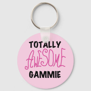 Totally Awesome Gammie Pink T-shirts and Gifts Key Ring