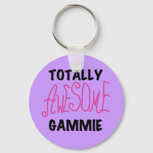 Totally Awesome Gammie Pink T-shirts and Gifts Key Ring