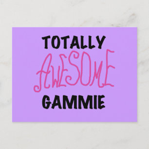 Totally Awesome Gammie Pink T-shirts and Gifts Postcard