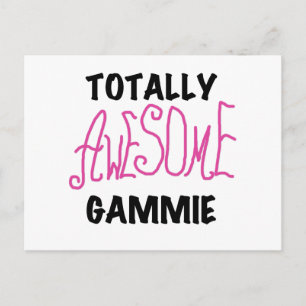 Totally Awesome Gammie Pink T-shirts and Gifts Postcard